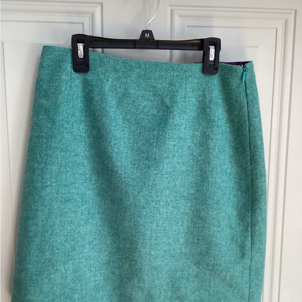 Boden Teal Pencil Skirt